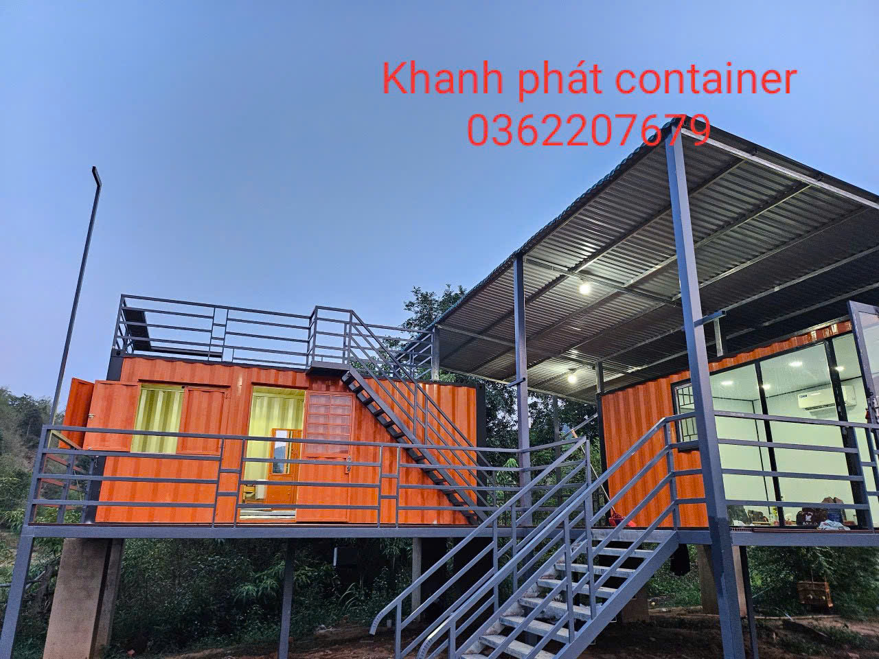 nhà container 2 phòng ngủ