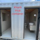 Đảm bảo sự thoải mái và tiện lợi với nhà vệ sinh container 20 feet